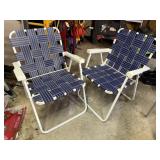 Folding lawn chairs (2)