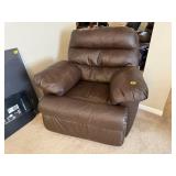 Brown recliner