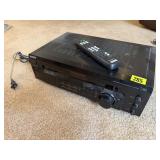 Sony AM/FM stereo receiver, remote control