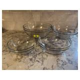 Glass stacking bowls (4)