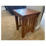 Mission style side table