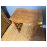 Mission style side table