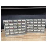 Hardware organizers (2), contents included