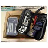 Screwdrivers, bits, assorted tools