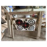 Wood saw horses
