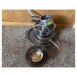 Pots, baking sheets, mixing bowls