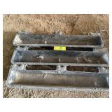 Plastic feed troughs