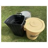 Garbage cans
