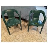 Plastic youth chairs (2)