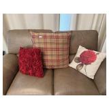 Ralph Lauren, floral throw pillows (3)