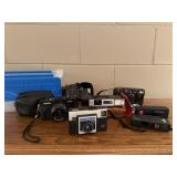 Vintage film camera collection