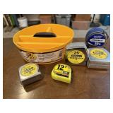 Tool tray, tape measures