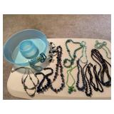 Beaded, costume jewelry
