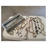 Beaded, shell necklaces