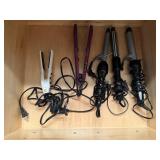 Hair straightener, curling irons