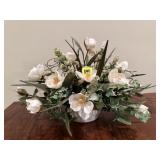Silk floral centerpiece