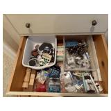 Felt pads, hardware, drawer pulls, casters