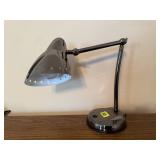 Chrome desk lamp