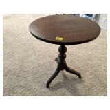 Round side table