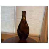 Metal decorative vase