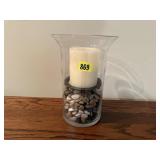 Battery operated pillar candle