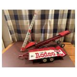 International toy farm implements, trailer