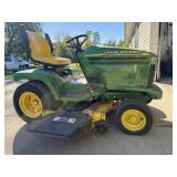 John Deere riding lawn mower