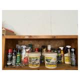 Shelf of insect, rodent repellents