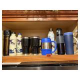 Travel mugs, water bottles