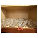 Fostoria crystal cups (12)