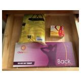 Back brace, hot packs