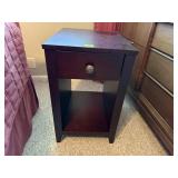 Black nightstand