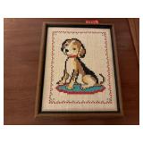 Puppy needlepoint
