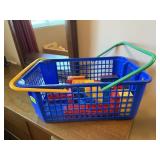 Basket, large LEGO building blocks
