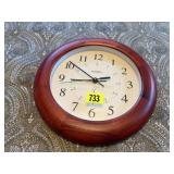 Atomix battery operated wall clock
