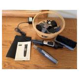 Basket of hair trimmers