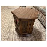 Retro hexagon end table