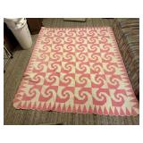 Vintage pink pinwheel quilt