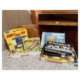 Assorted board games, Connect 4, Monopoly