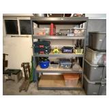 Industrial shelving unit, no contents included
