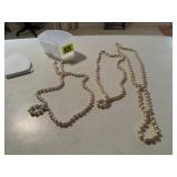 Pearl necklaces