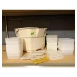 Bucket, storage containers