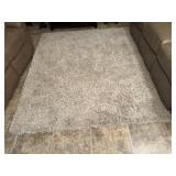 Plush shag rug
