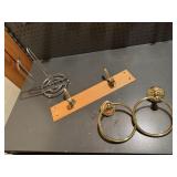 Paper towel holder, towel holders, robe hooks