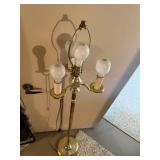 Floor 4 way lamp, no shade included
