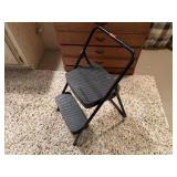 Folding step stool