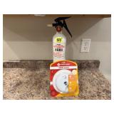 Smoke detector, fire extinguisher