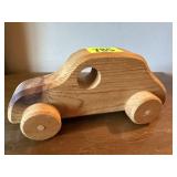 Wooden toy car
