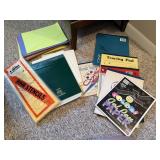 Notepads, sketch pads, stencils