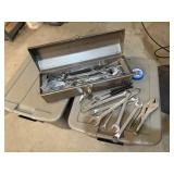 Toolbox, wrenches, tools included